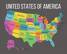 Image result for United States Map with Cities