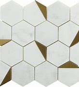 Image result for White and Gold Wall Tiles