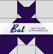 Image result for Bat Quilt Block