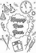 Image result for Happy New Year Coloring Pages Preschool