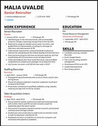 Image result for Talent Recruiter Resume