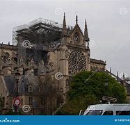 Image result for Notre Dame Rose Window Fire