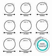 Image result for 16Mm Ring Size Conversion