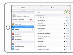 Image result for iPad Sectopn That Says iPad Not Syned Up Next to Wifif