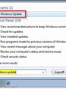 Image result for Windows 7 Update Nenu