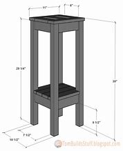 Image result for Woodworking Plant Stand Plans
