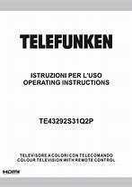 Image result for Telecomando TV Telefunken Te43292s31q2p