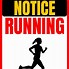 Image result for No Running Sign