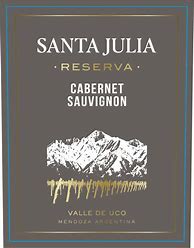 Image result for Santa Julia Cabernet Sauvignon Reserva