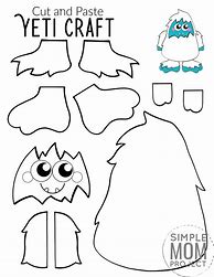 Image result for Yeti Craft for Kids