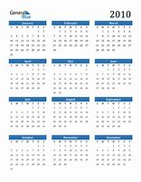 Image result for Calendar 2010-2019