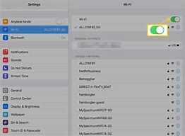 Image result for Wireless Settings On iPad