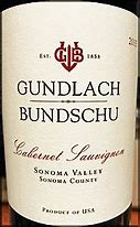 Image result for Gundlach Bundschu Cabernet Sauvignon Rhinefarm
