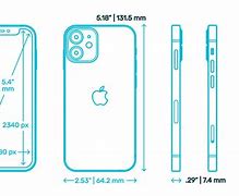 Image result for Side of iPhone 12 Mini Template