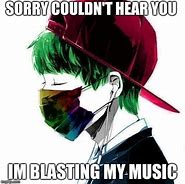 Image result for Blasting Music with Headphones Meme