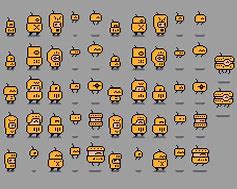 Image result for 2D Pixel Robot