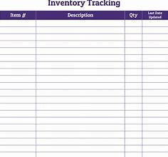 Image result for Free Inventory List Template
