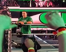 Image result for Dwayne Johnson vs John Cena in Resin