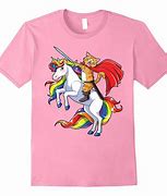 Image result for Cat Riding a Unicorn Meme
