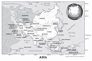 Image result for Phyical Map of Asia