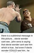 Image result for John Cena Stevie Wonder