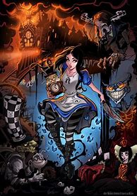 Image result for Twisted Alice in Wonderland Drawings