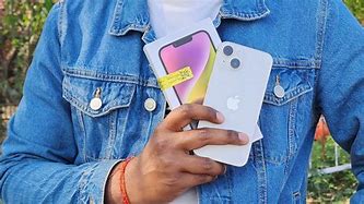 Image result for iPhone 14 Unboxing Black Hand