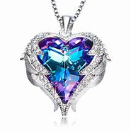 Image result for Crystal Heart Pendant