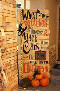 Image result for Halloween Front Porch Signs