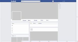 Image result for Blank Facebook Page Layout