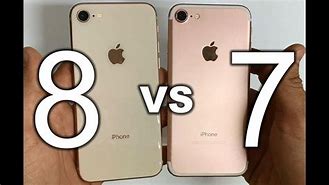 Image result for Silver iPhone 7 vs iPhone 8