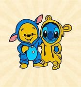 Image result for Winnie the Pooh and Stitch Drawing