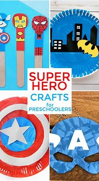 Image result for Super Hero Crafts for Toddlers