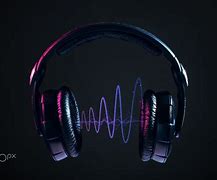 Image result for Musical Headphones Black Background