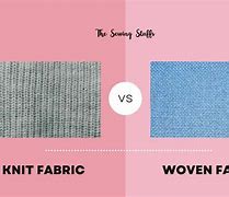 Image result for Difference Between Knit and Woven
