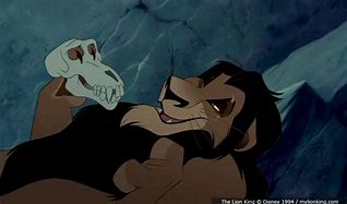 Image result for Lion King Scar Playing with Skull