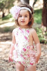 Image result for Toddler Girl Rompers