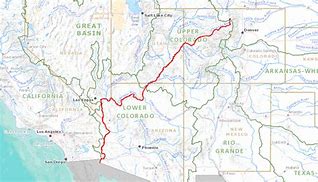 Image result for Map of the Entire Colorado River