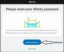 Image result for Xfinity Password Reset