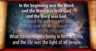 Image result for In the Beginning Was the Word