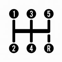 Image result for Gear Shift Icon 6-Speed