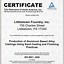 Image result for Certificate of Quality Template