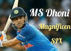Image result for MS Dhoni Winning Six