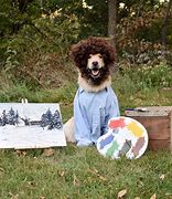 Image result for Bob Ross Dog Costume