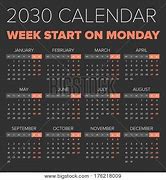 Image result for 2030 Calendar