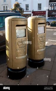 Image result for Gold Post Box