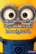 Image result for I Hate You Minons