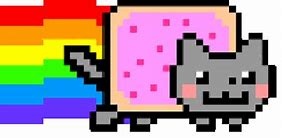 Image result for Rainbow Cat Meme Pixel