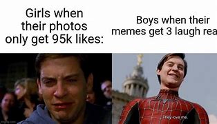 Image result for Peter Parker Crying Laughing Meme