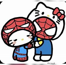 Image result for Hello Kitty Spider-Man